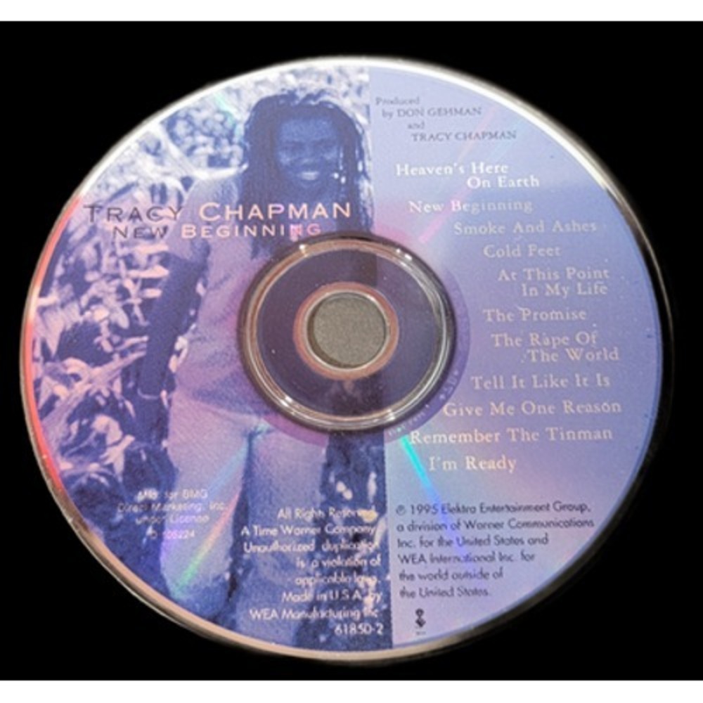 Tracy Chapman - New Beginning CD (1995) Elektra Folk Rock Pop WEA Mfg Inc